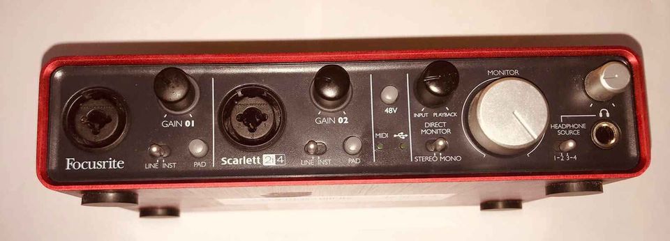 Focusrite Scarlett 2i2 sound card for sale 